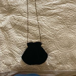 Black Velvet Purse